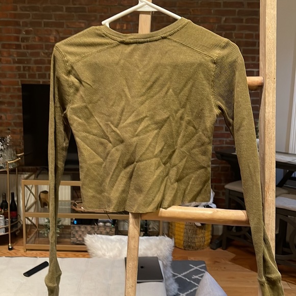 Wild fable green crop top - Picture 3 of 3